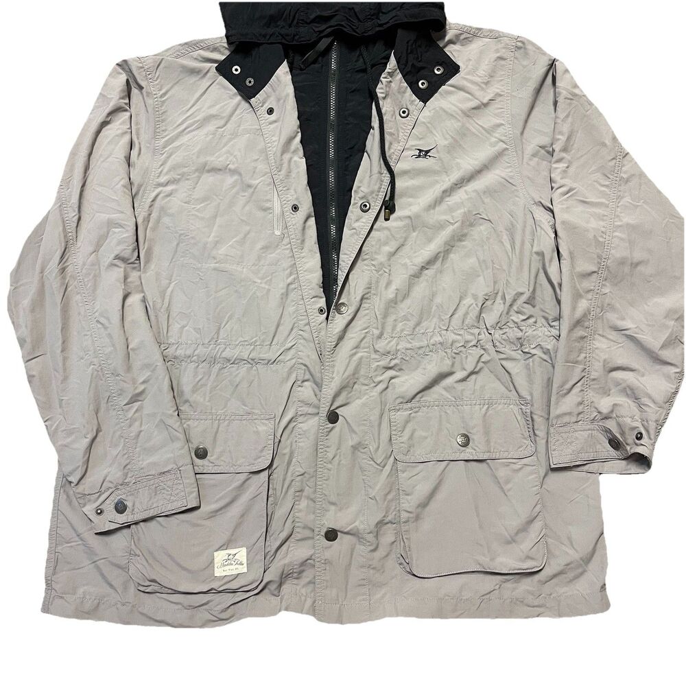 Madda Fella Men’s Windbreaker Jacket Size 2XL Hurricane Hunter Wind & Water - Picture 2 of 7